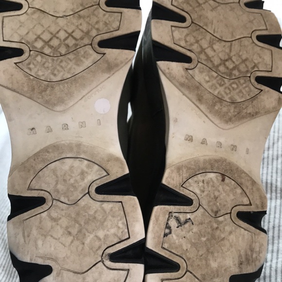 Well loved Marni neoprene wedge sneakers! - Picture 4 of 12